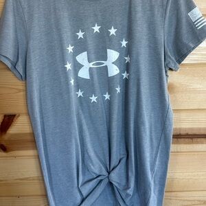 Under Armour Gray Star Logo T-Shirt